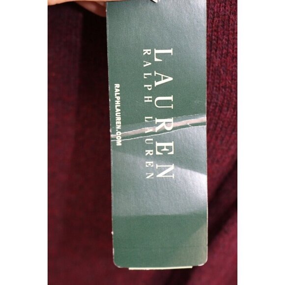 Lauren Ralph Lauren Sleeveless Open Front Cardigan-Lamb's Wool Cashmere-S-NWT - Picture 9 of 13